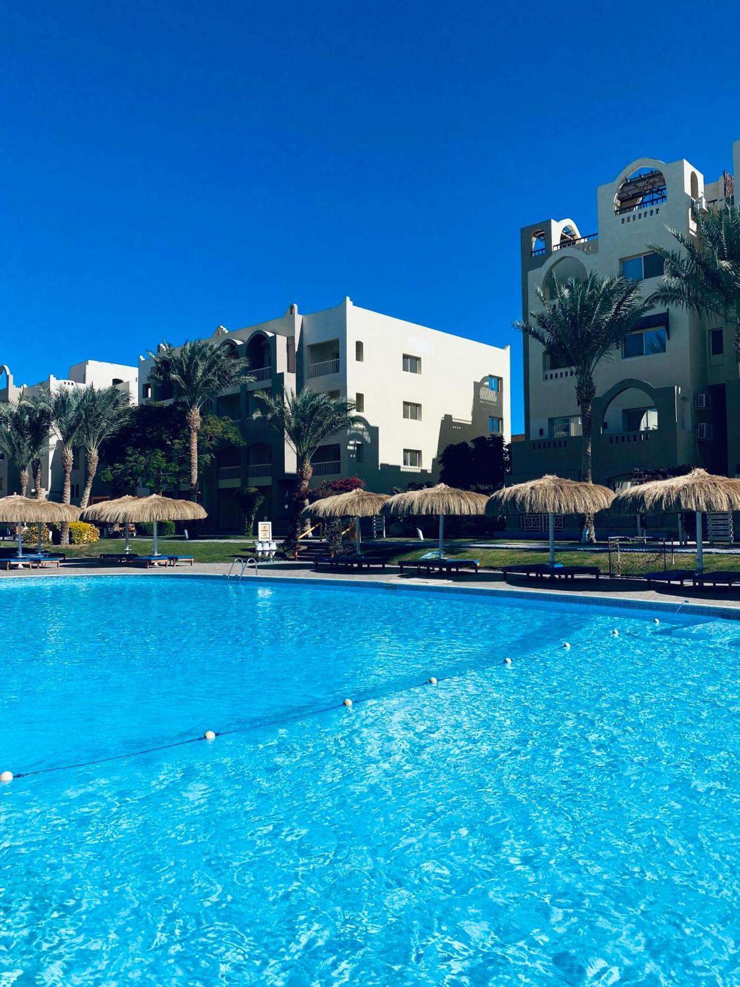 Apartment In El Karma Aqua Beach Resort Hurghada Near El Gouna Bagian luar foto